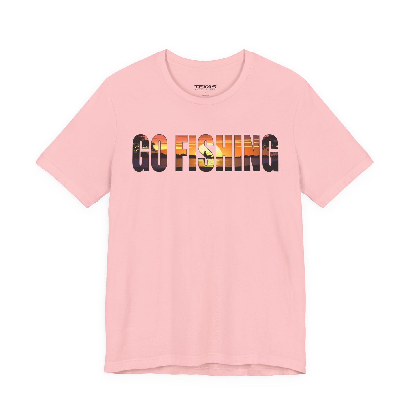 Go Fishing — Unisex Cotton Tee