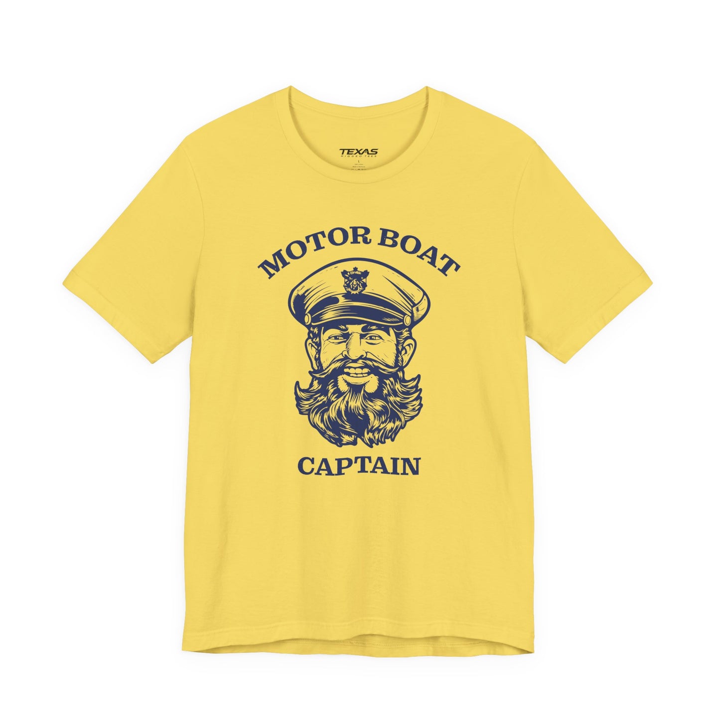 Motor Boat Captain — Unisex Cotton Tee