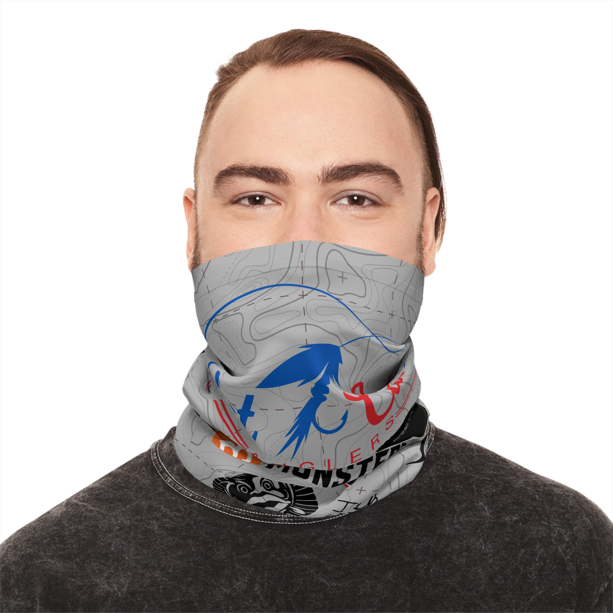 Dave Carrasco Light Gray — Unisex Neck Gaiter (SPF 50+)