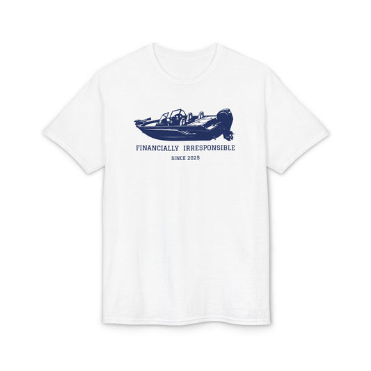 Financially Irresponsible Since XXXX (Boat Edition) — Unisex DryBlend® T-Shirt