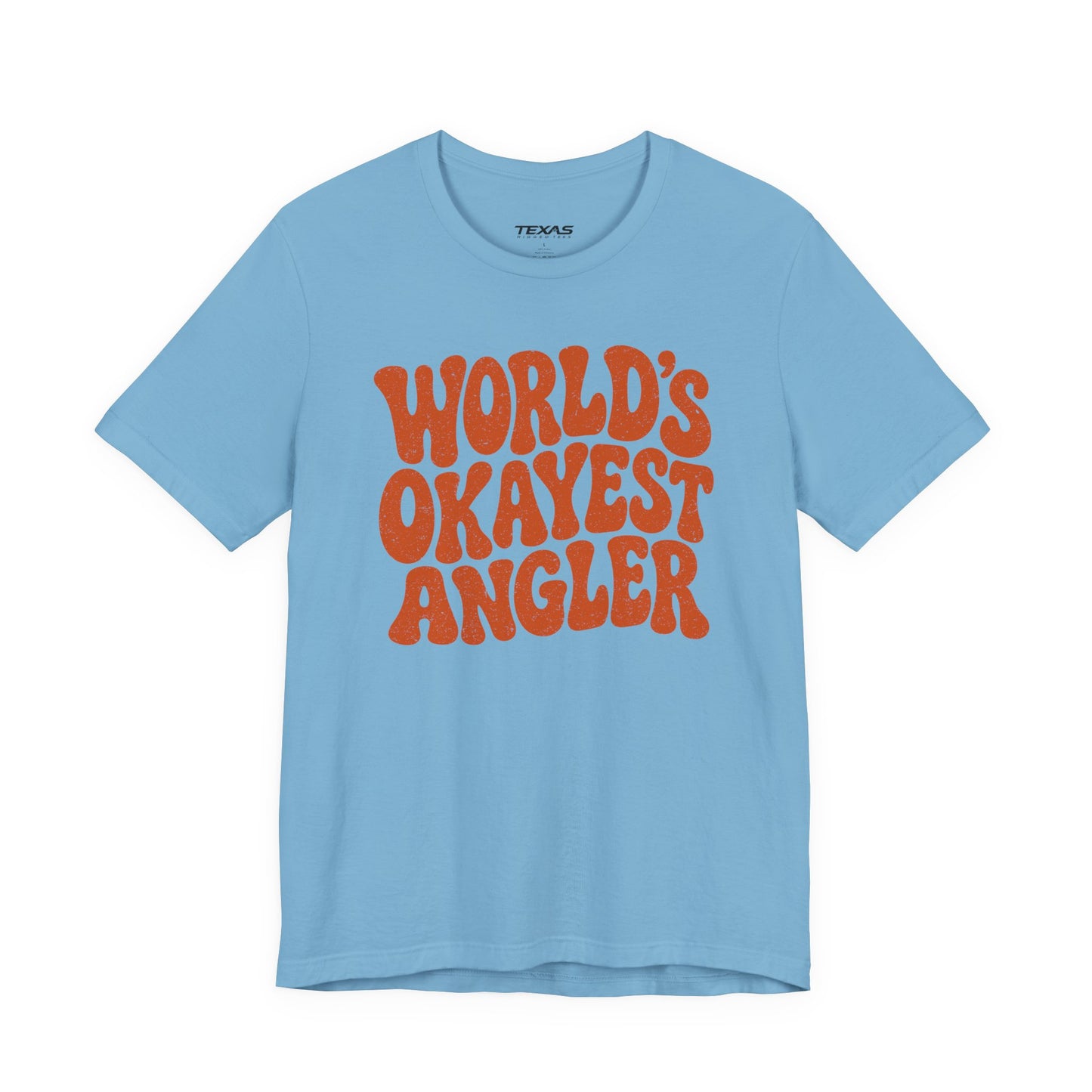 World's Okayest Angler — Unisex Cotton Tee