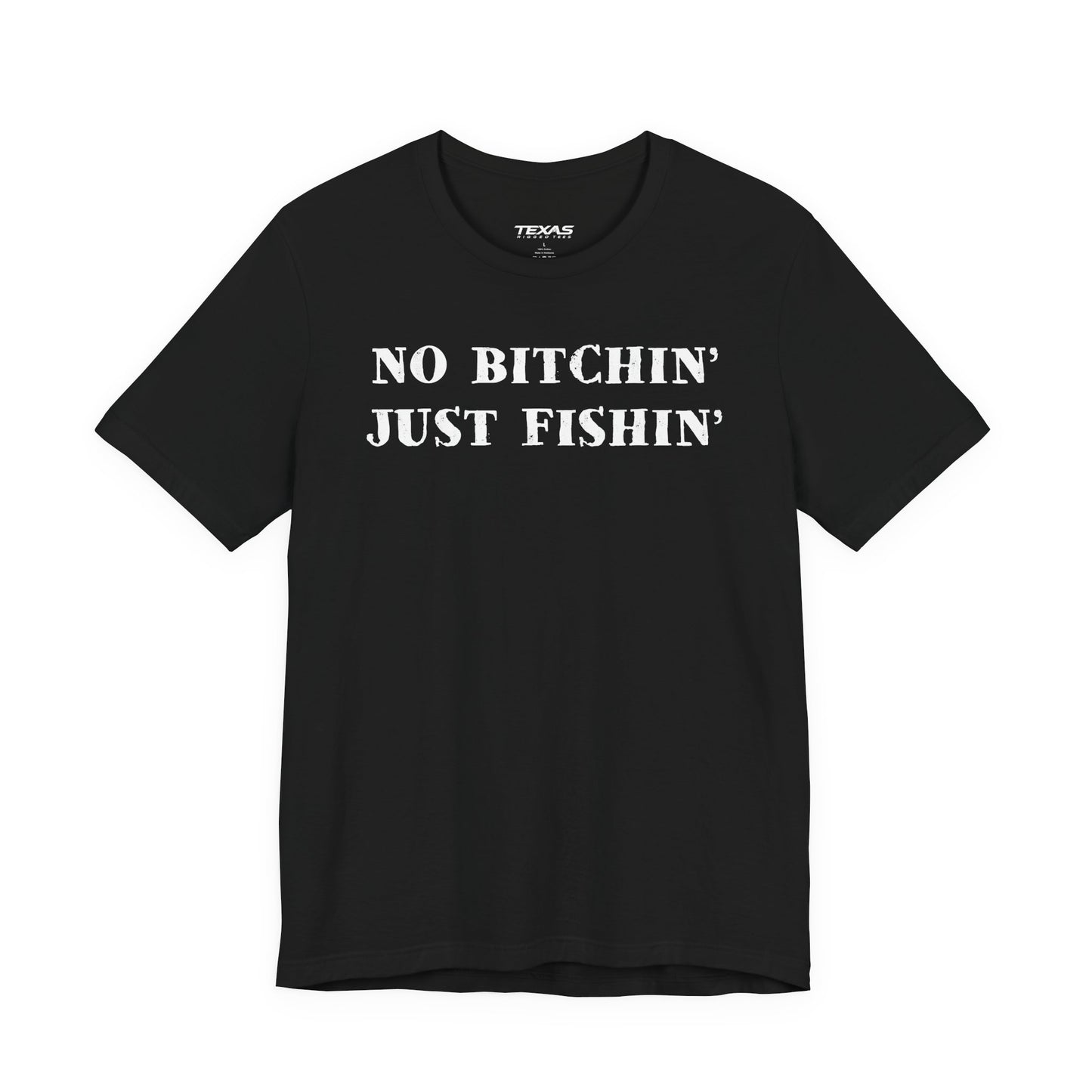 No Bitchin’, Just Fishin’ — Unisex Cotton Tee