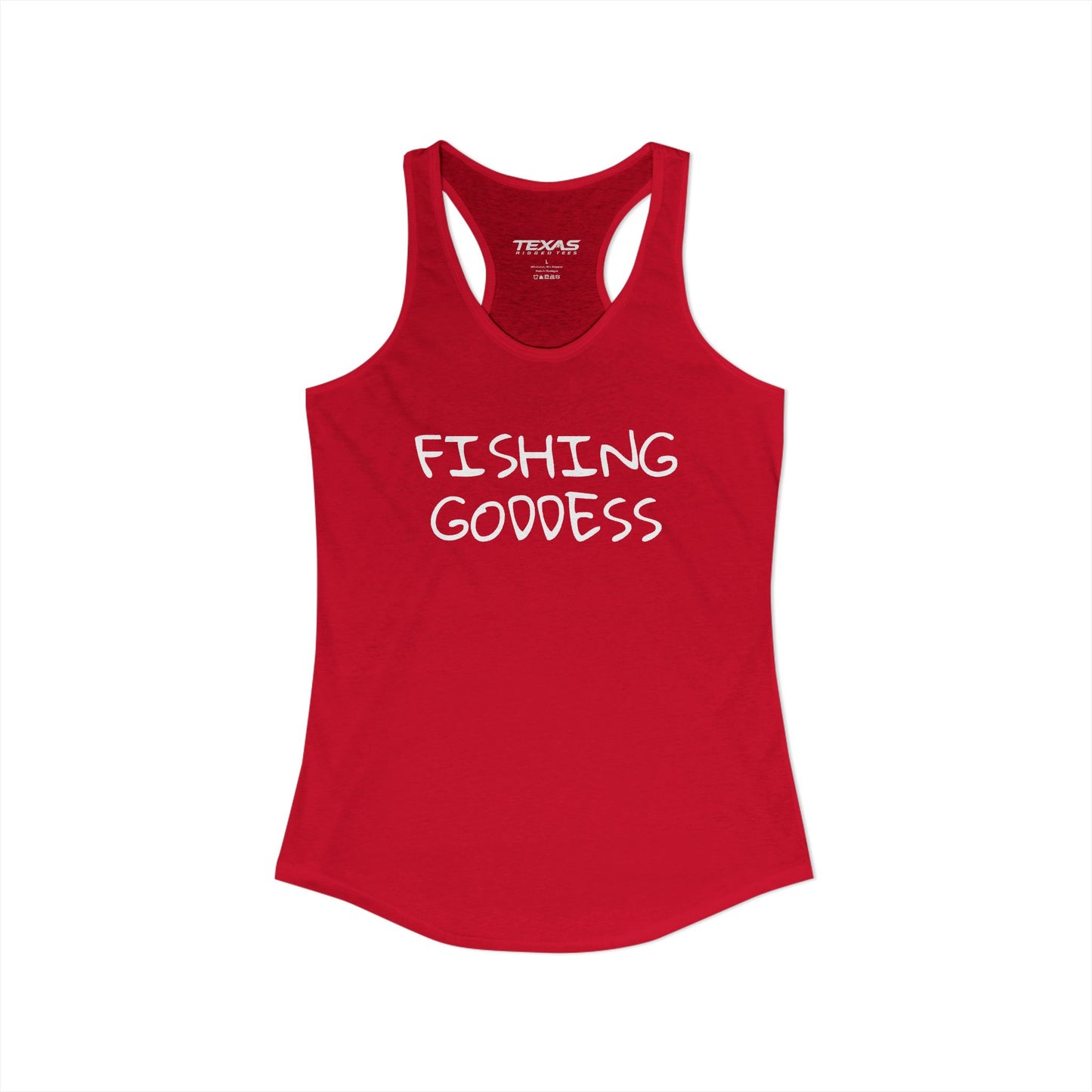 Fishing Goddess — Women’s Racerback Tank