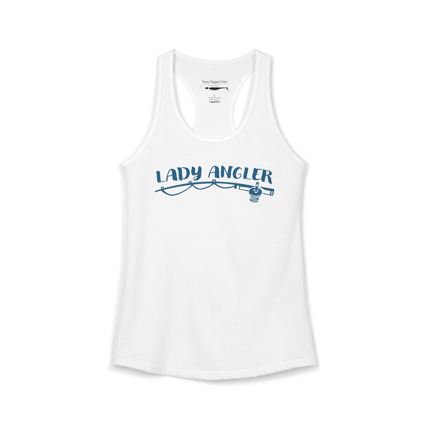 Lady Angler — Women’s Racerback Tank