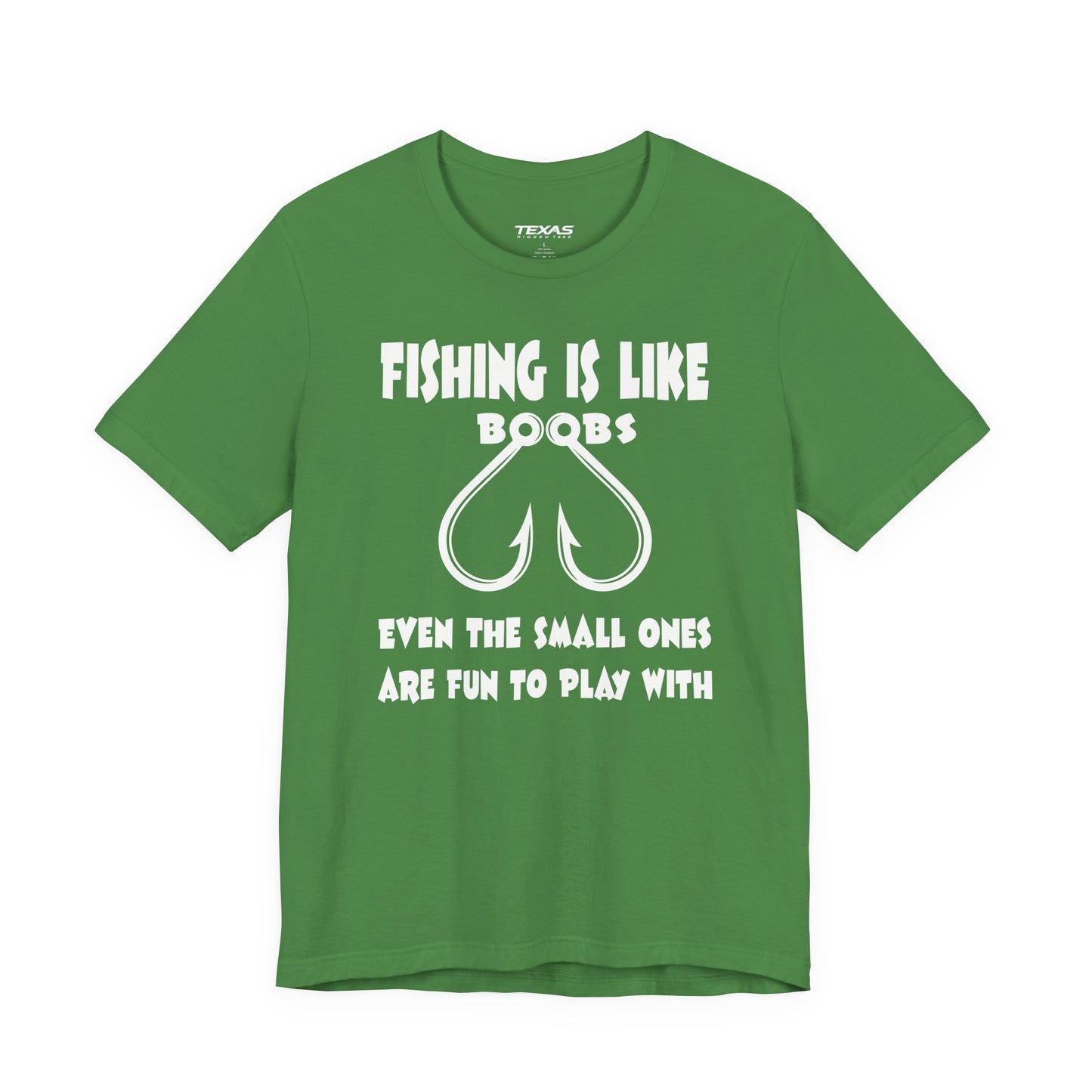 Fishing Is Like Boobs — Unisex Cotton Tee