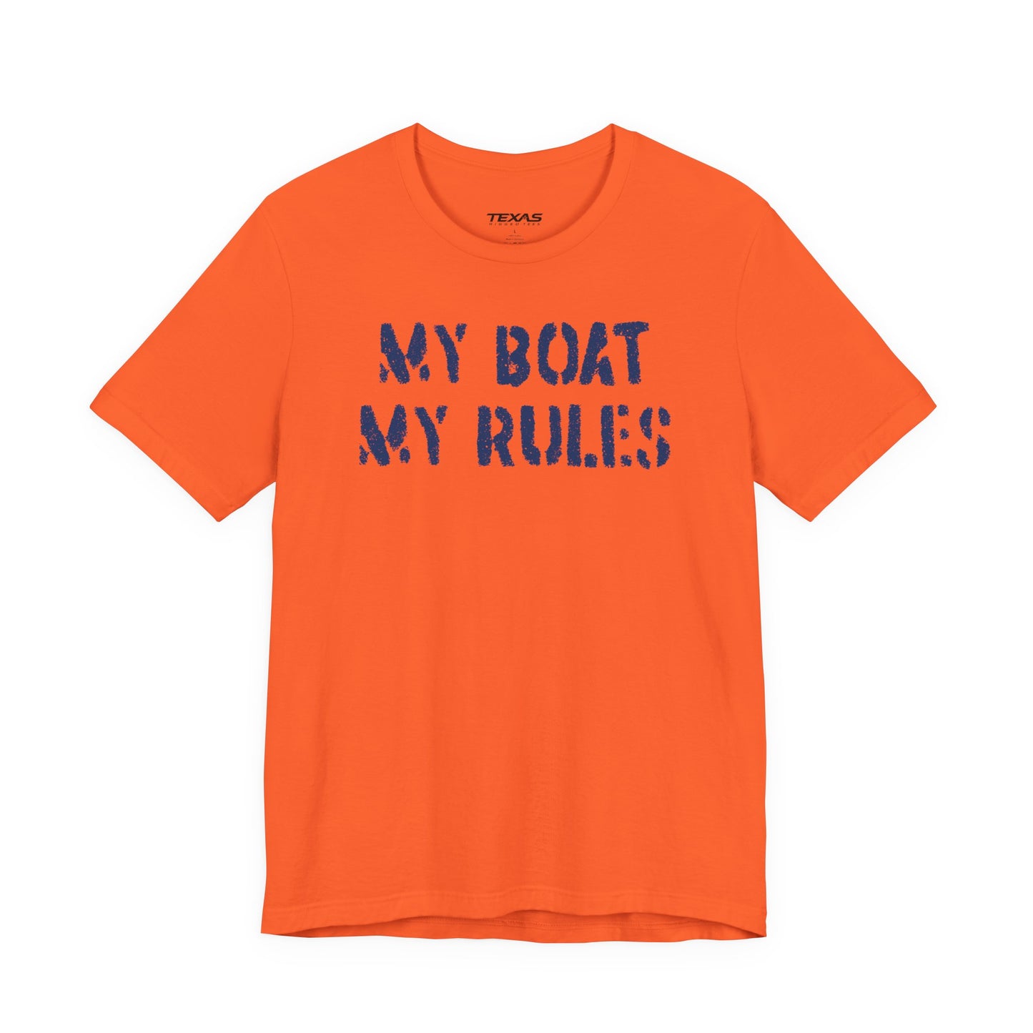 My Boat My Rules — Unisex Cotton Tee