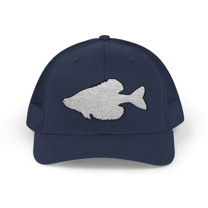 Crappie Silhouette — Embroidered Baseball Cap