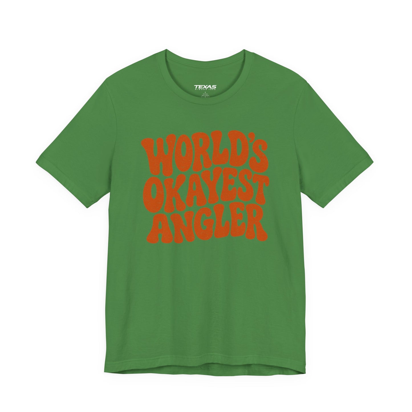 World's Okayest Angler — Unisex Cotton Tee