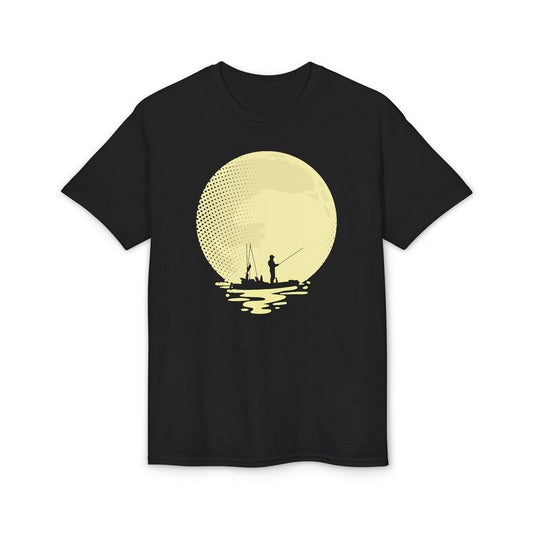 Full Moon Fishing (Kayak Edition) — Unisex DryBlend® T-Shirt