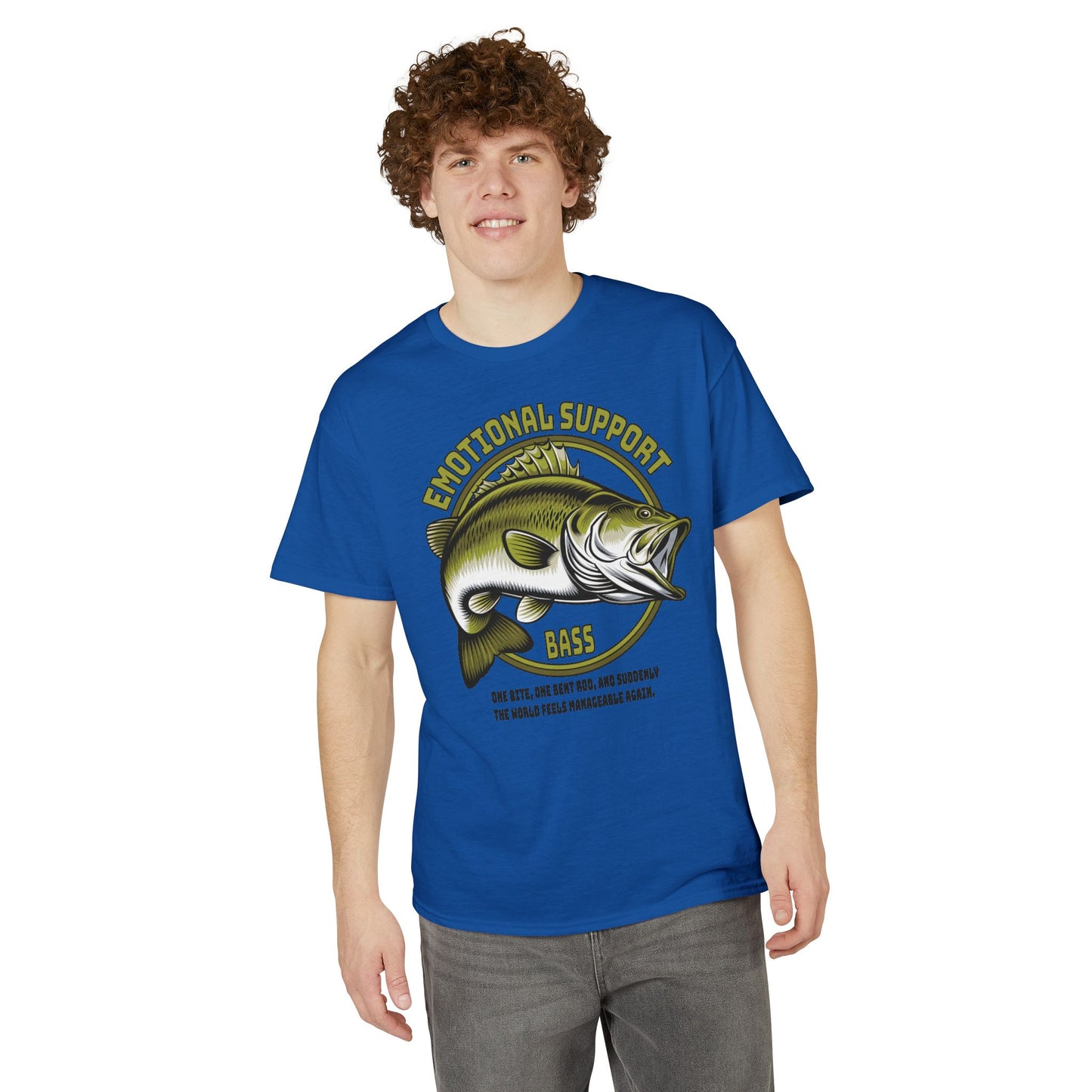 Emotional Support Bass — Unisex DryBlend® T-Shirt