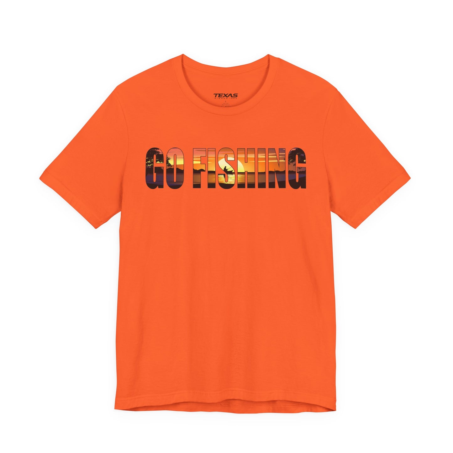 Go Fishing — Unisex Cotton Tee