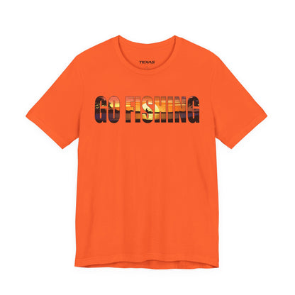 Go Fishing — Unisex Cotton Tee