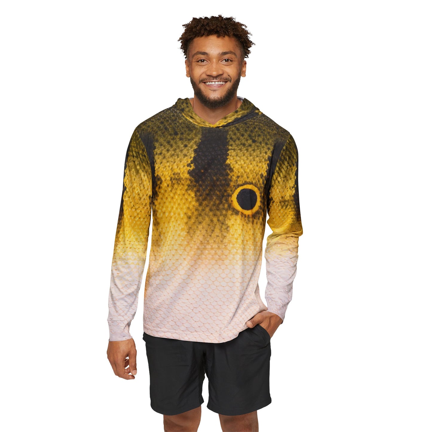 Peacock Bass — Unisex Fishing Pullover Hoodie (SPF 50+)