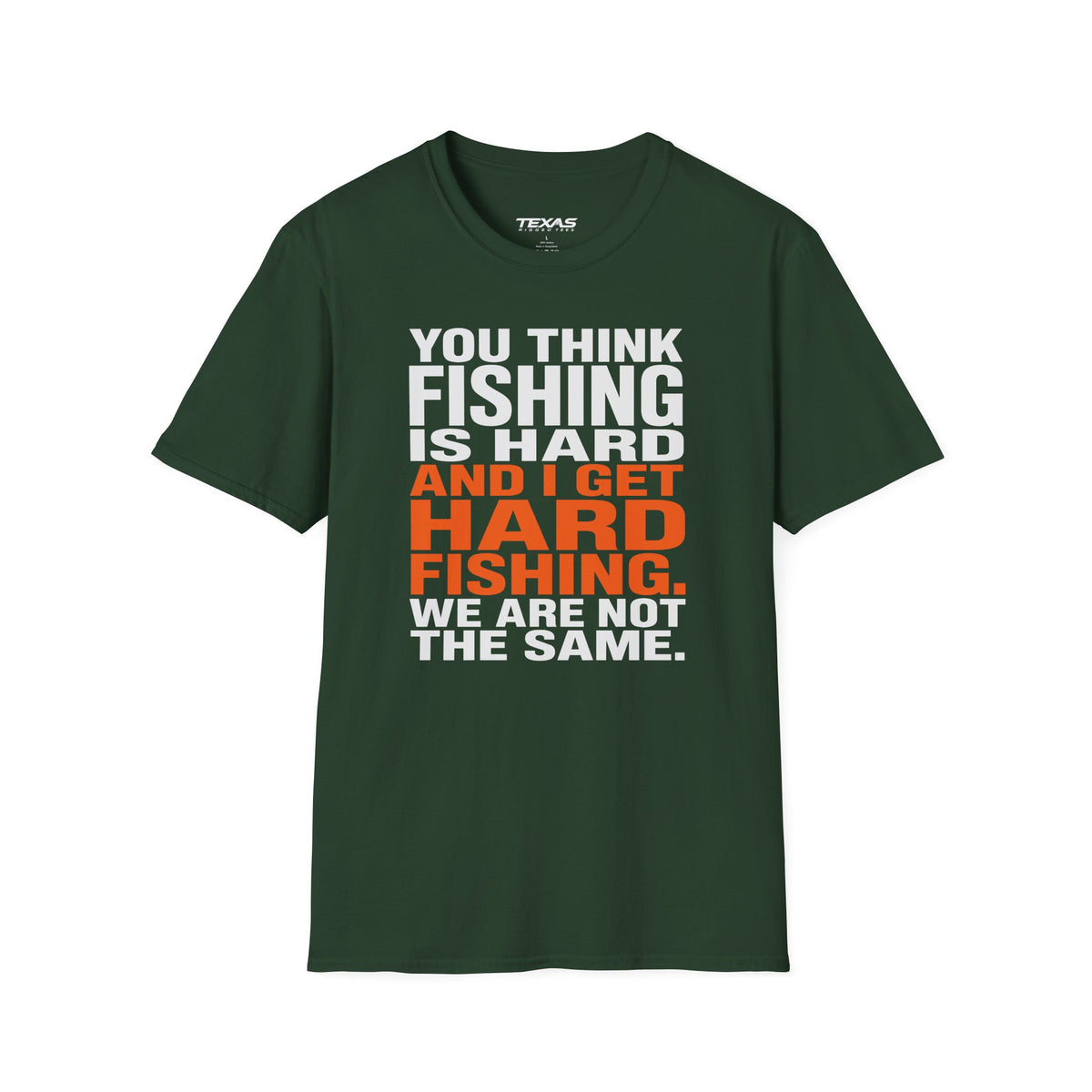 Hard Fishing — Unisex Cotton Tee