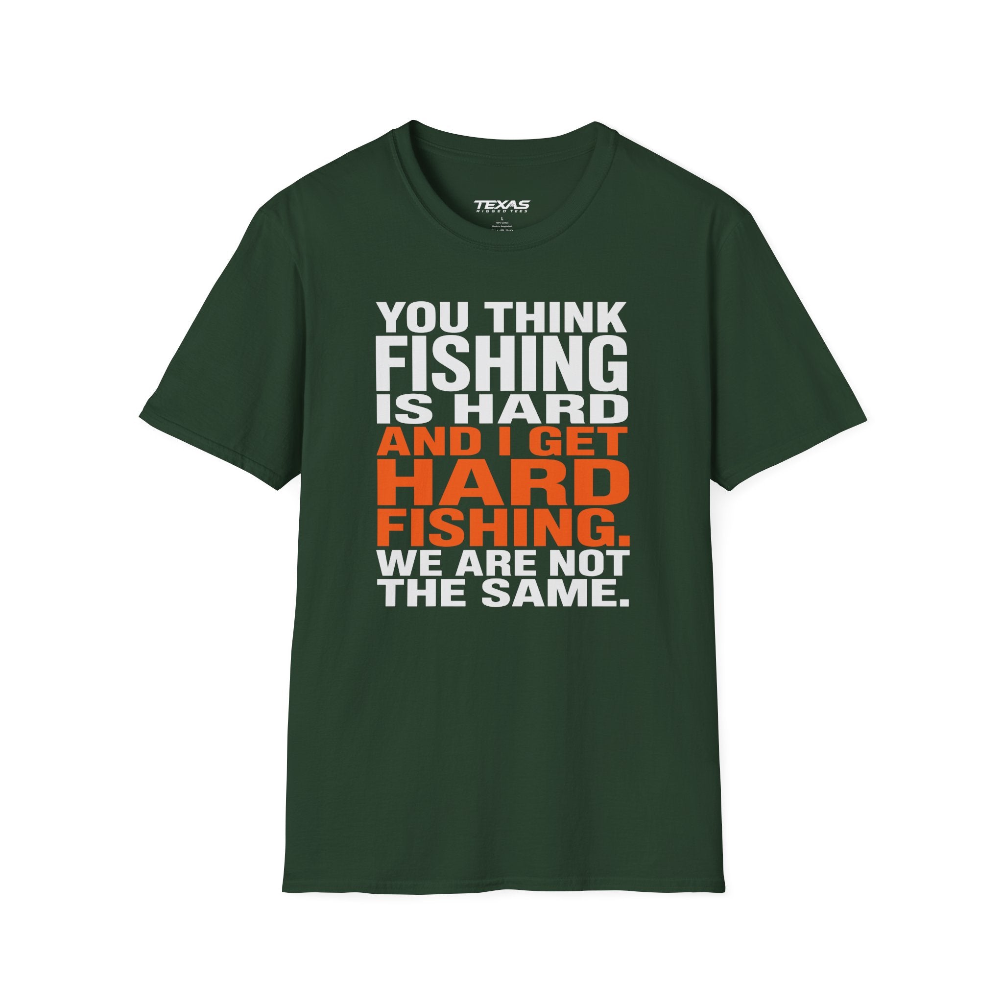 Hard Fishing — Unisex Cotton Tee