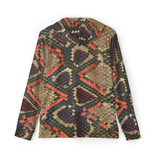 Burmese Python — Unisex Fishing Pullover Hoodie (SPF 50+)