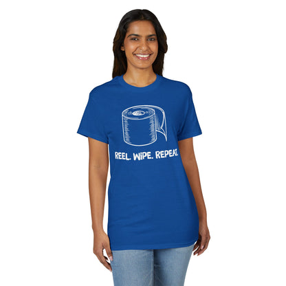 Reel. Wipe. Repeat. — Unisex DryBlend® T-Shirt