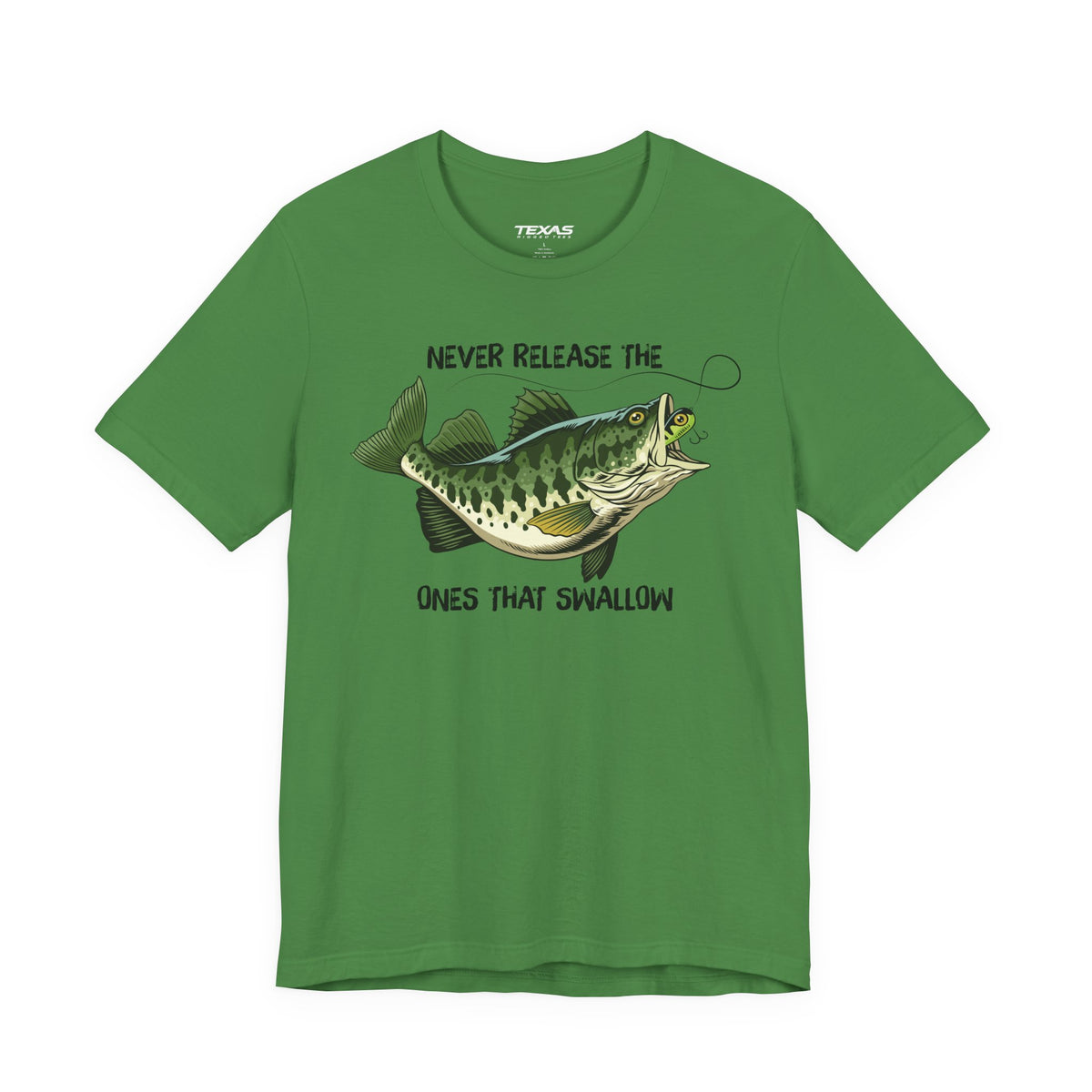 Never Release the Ones That Swallow — Unisex Cotton Tee