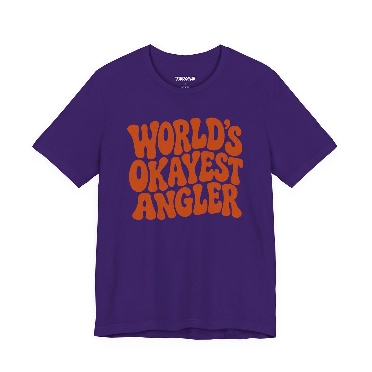 World's Okayest Angler — Unisex Cotton Tee