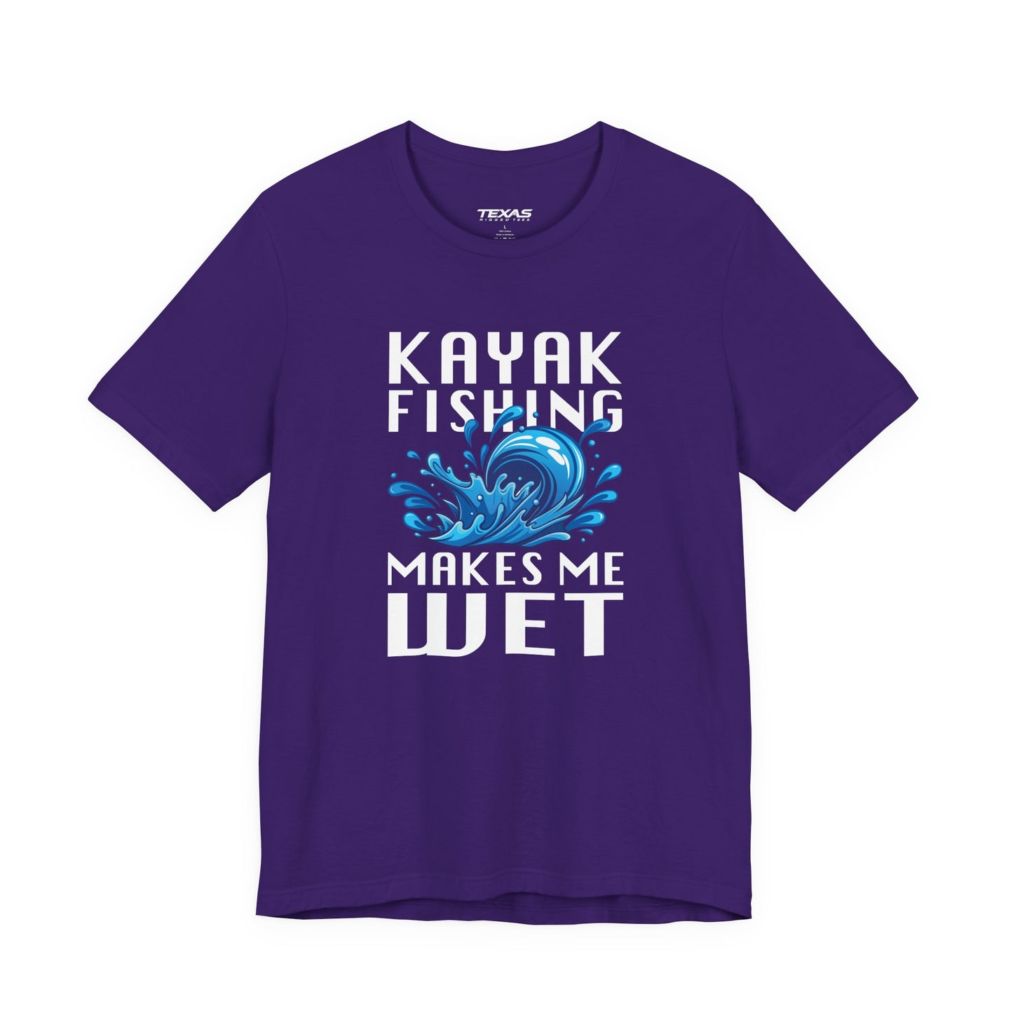 Kayak Fishing Makes Me Wet — Unisex Cotton Tee