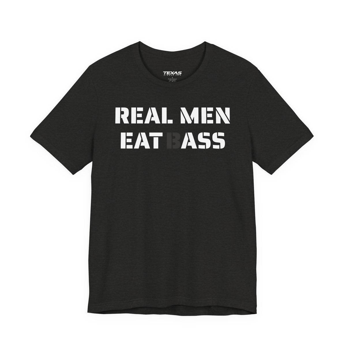 Real Men Eat Bass — Unisex Cotton Tee