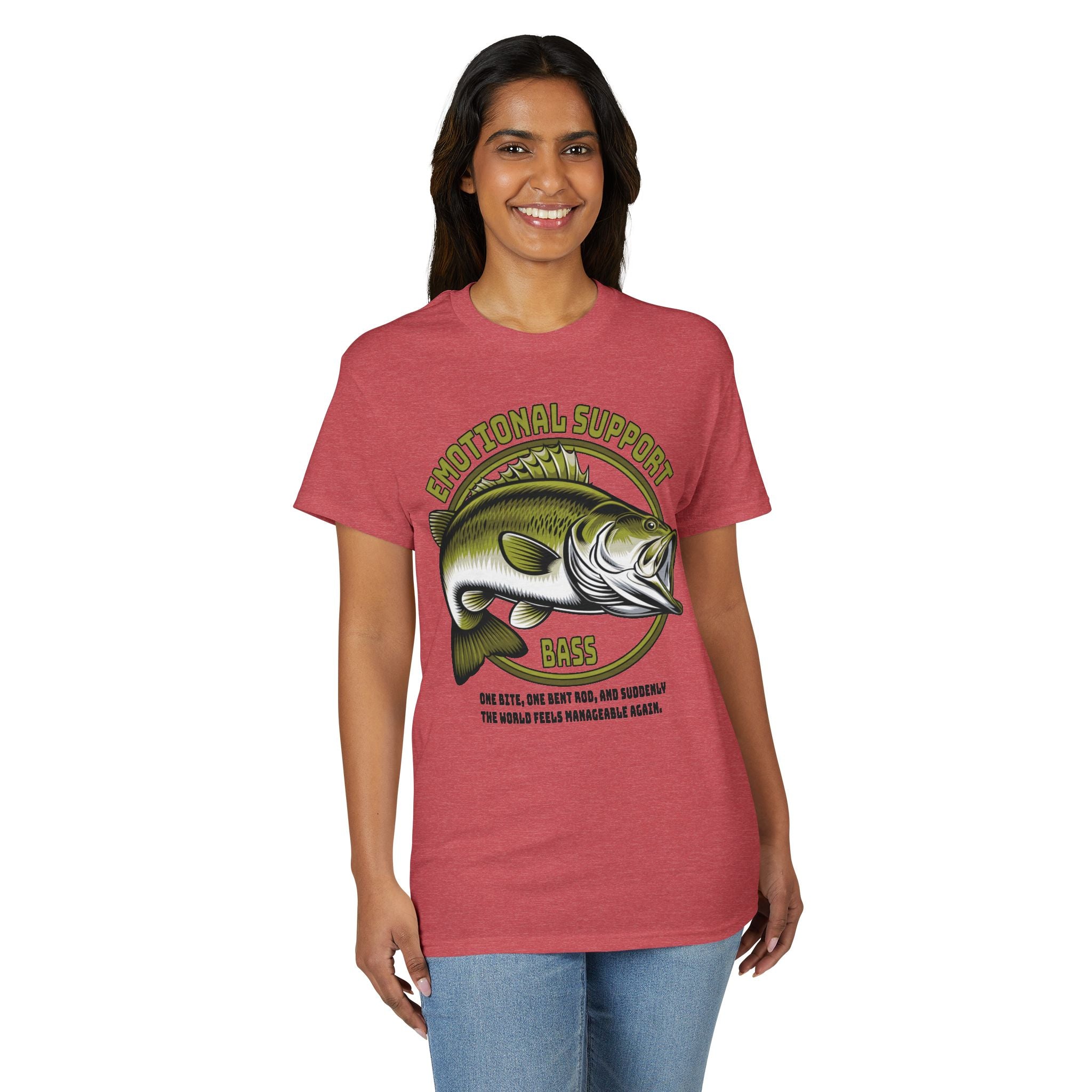 Emotional Support Bass — Unisex DryBlend® T-Shirt