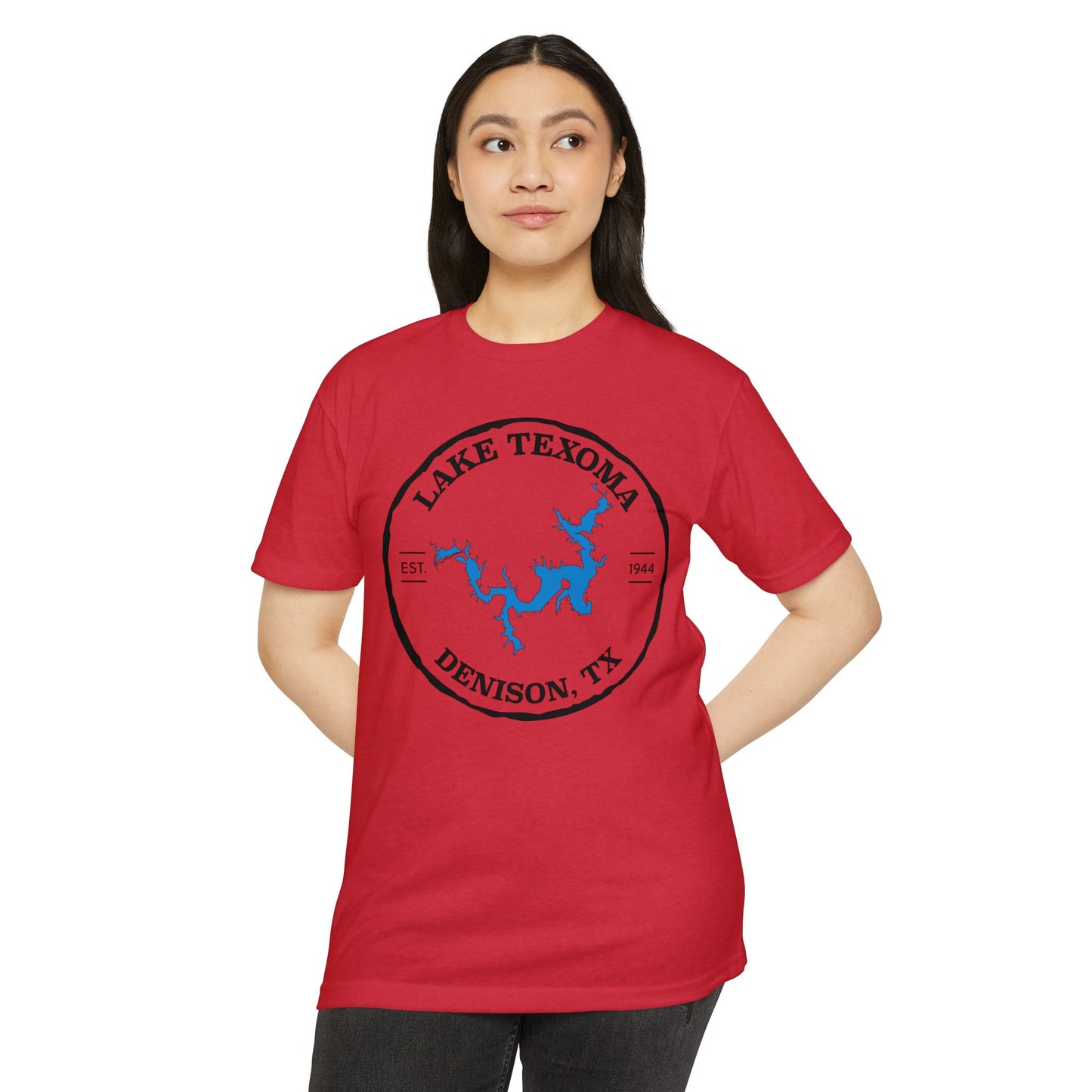 Lake Texoma — Unisex Cotton-Poly Blend T-Shirt