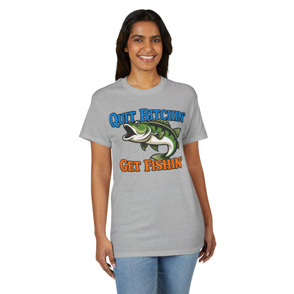 Quit Bitchin’, Get Fishin’ — Unisex DryBlend® T-Shirt