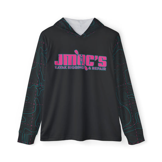 JMOC's Baseball Jersey Contour Lines Sleeves Black & Pink