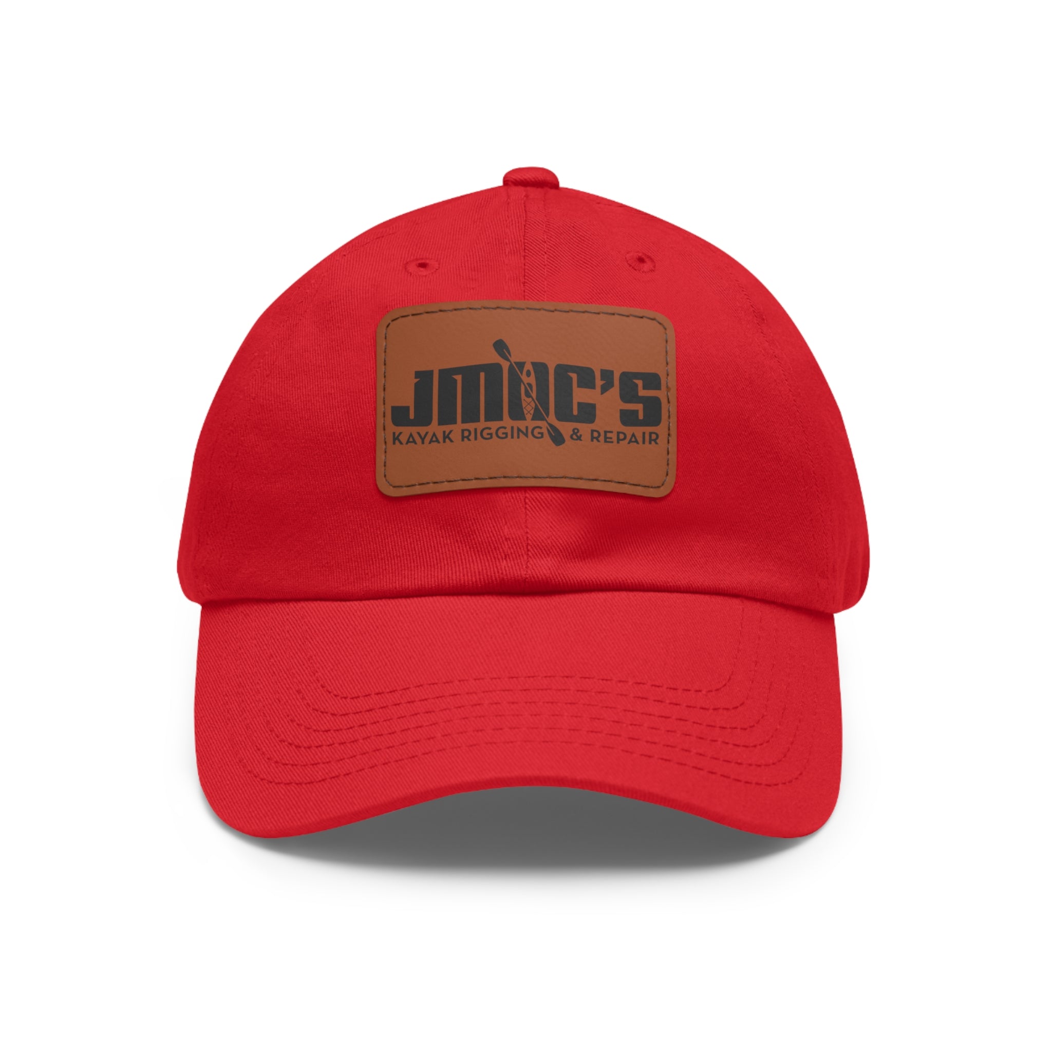 JMOC's Baseball Cap with Leather Patch (Rectangle)