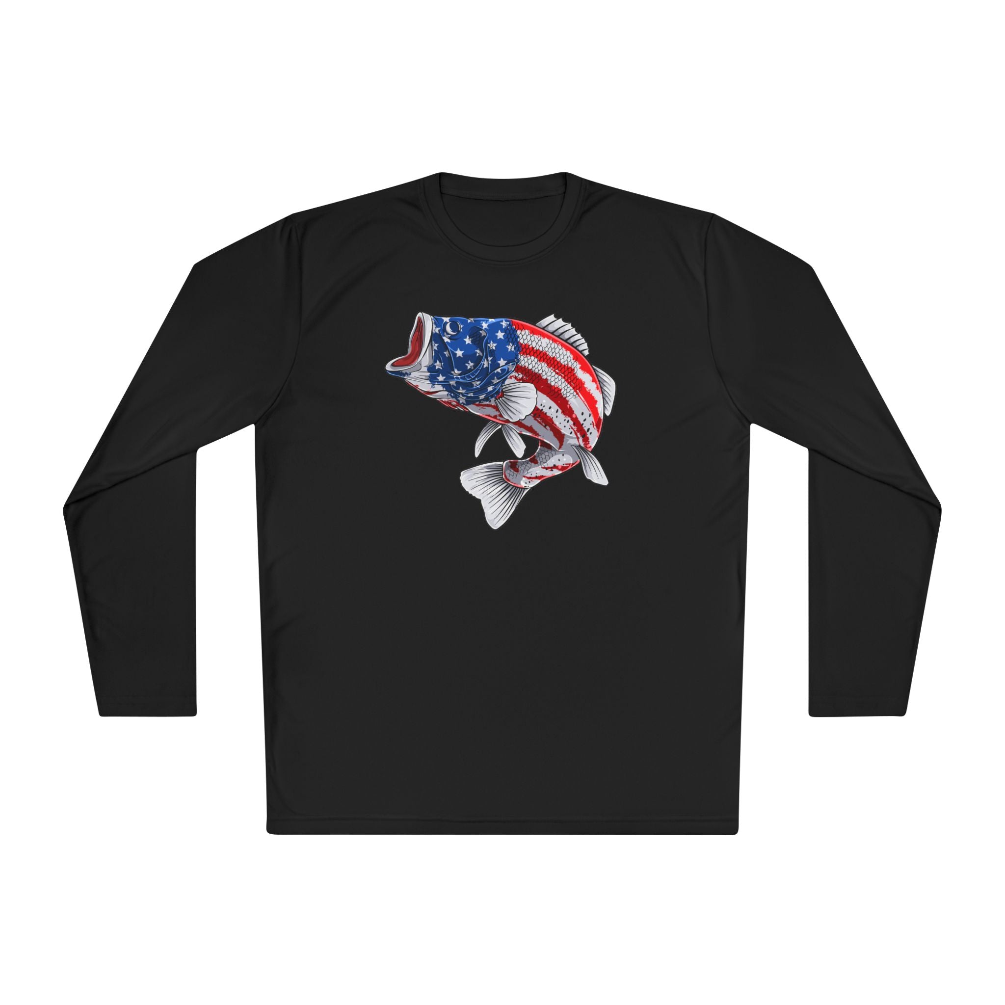Patriotic Bass — Unisex Long Sleeve T-Shirt