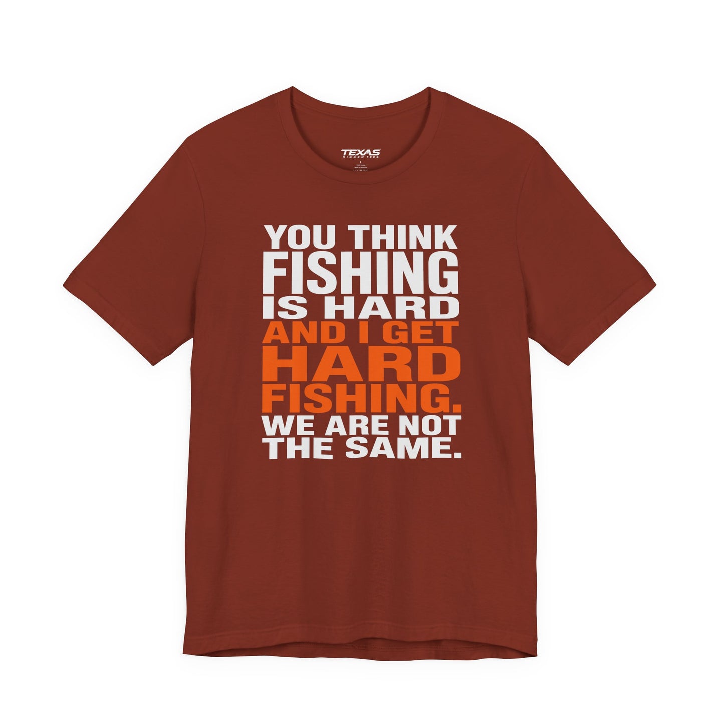 Hard Fishing — Unisex Cotton Tee