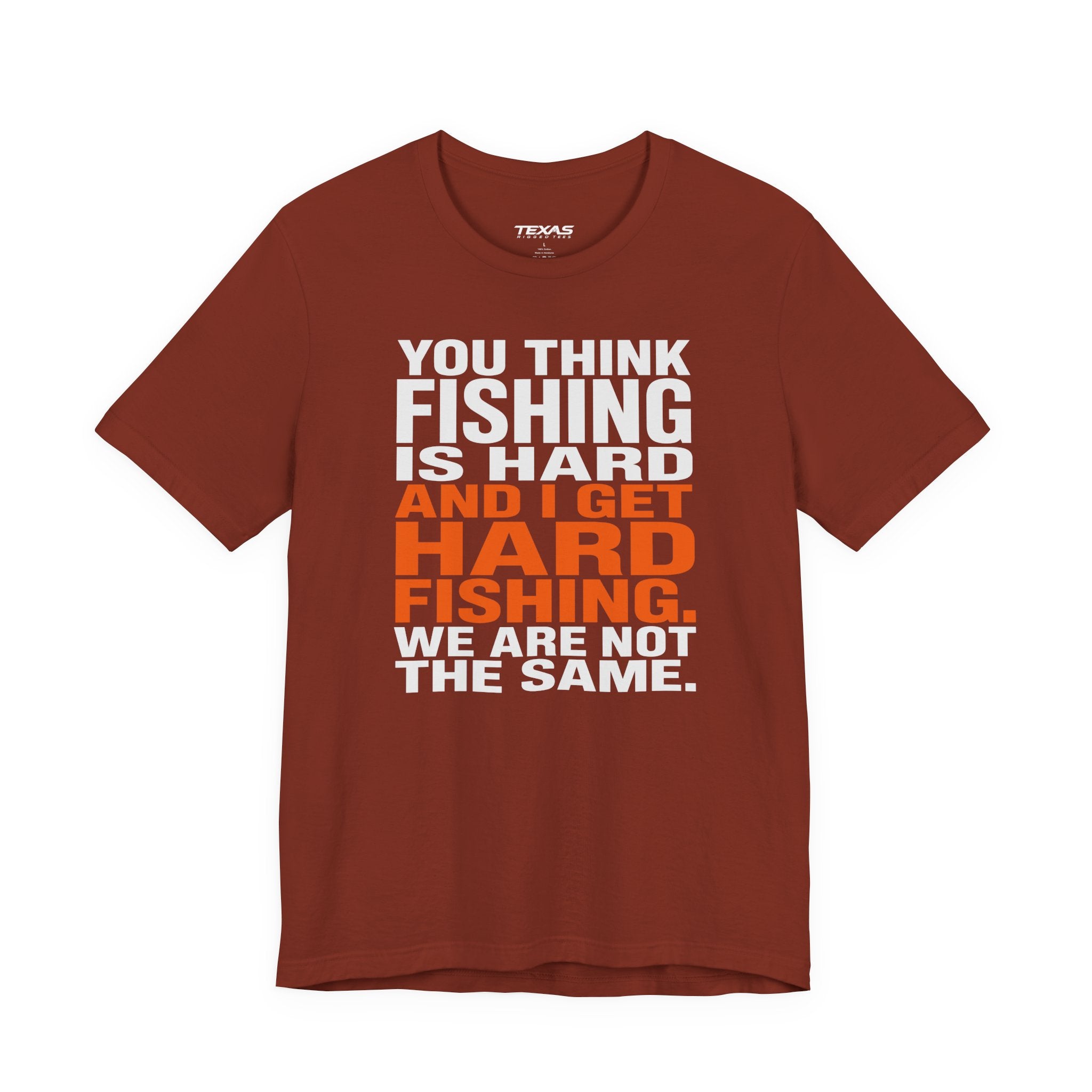 Hard Fishing — Unisex Cotton Tee