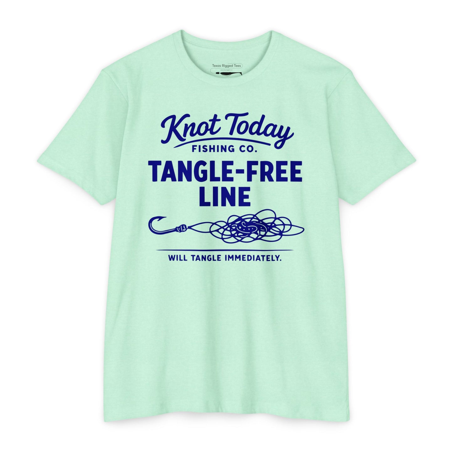 Knot Today Fishing Co. — Unisex Cotton-Poly Blend T-Shirt