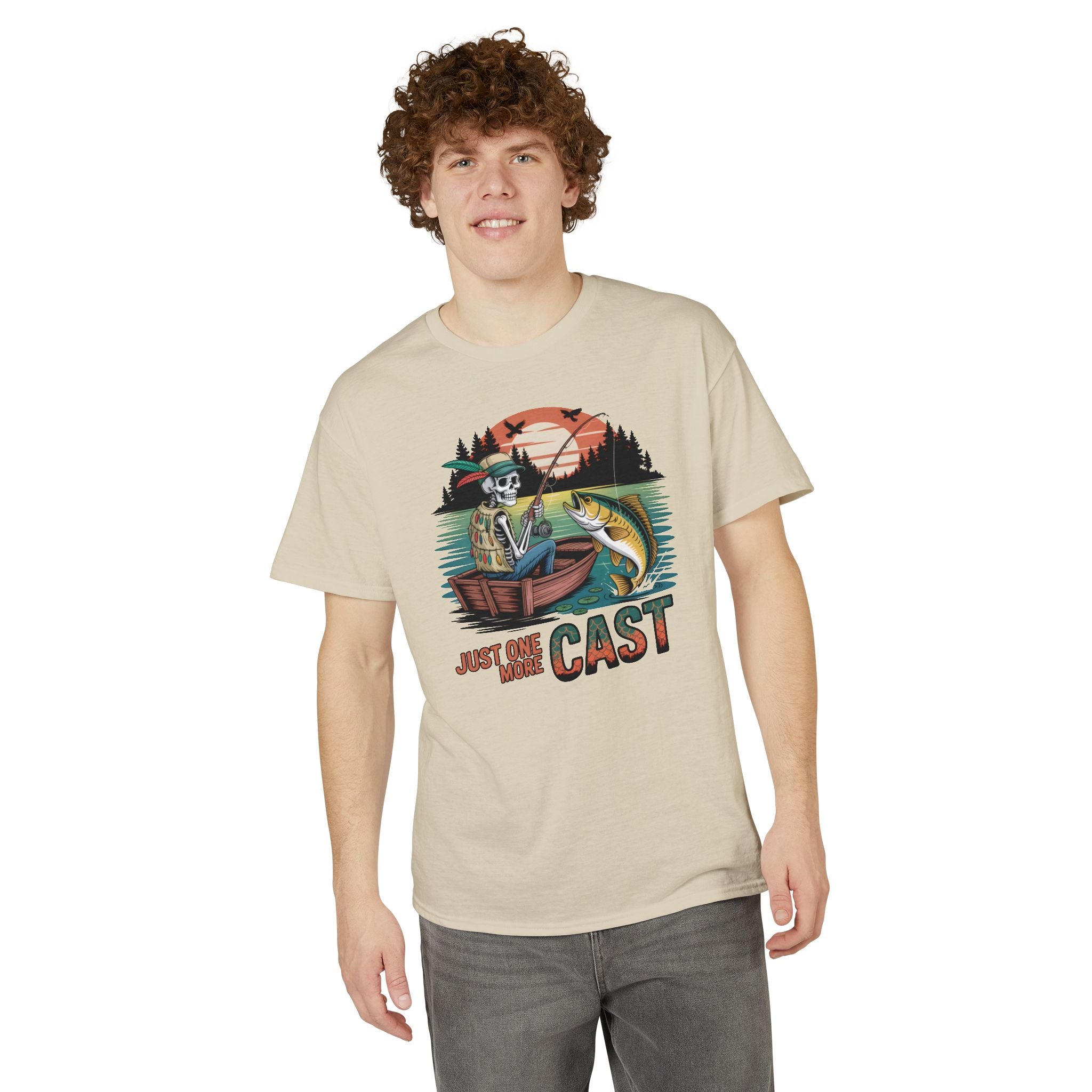 Just One More Cast — Unisex DryBlend® T-Shirt