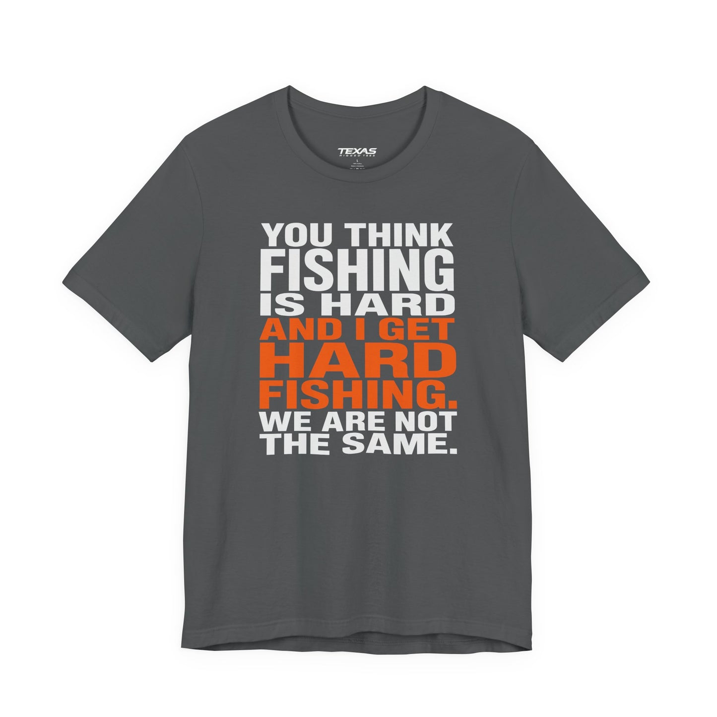 Hard Fishing — Unisex Cotton Tee