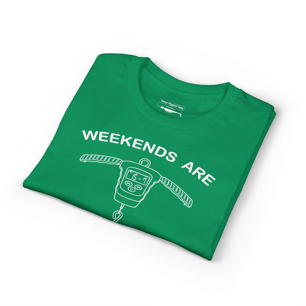 Weekends Are for Weigh-Ins — Unisex DryBlend® T-Shirt