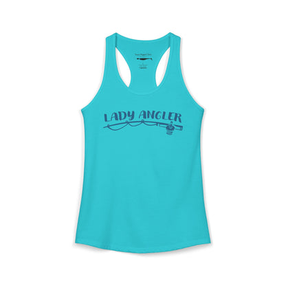 Lady Angler — Women’s Racerback Tank