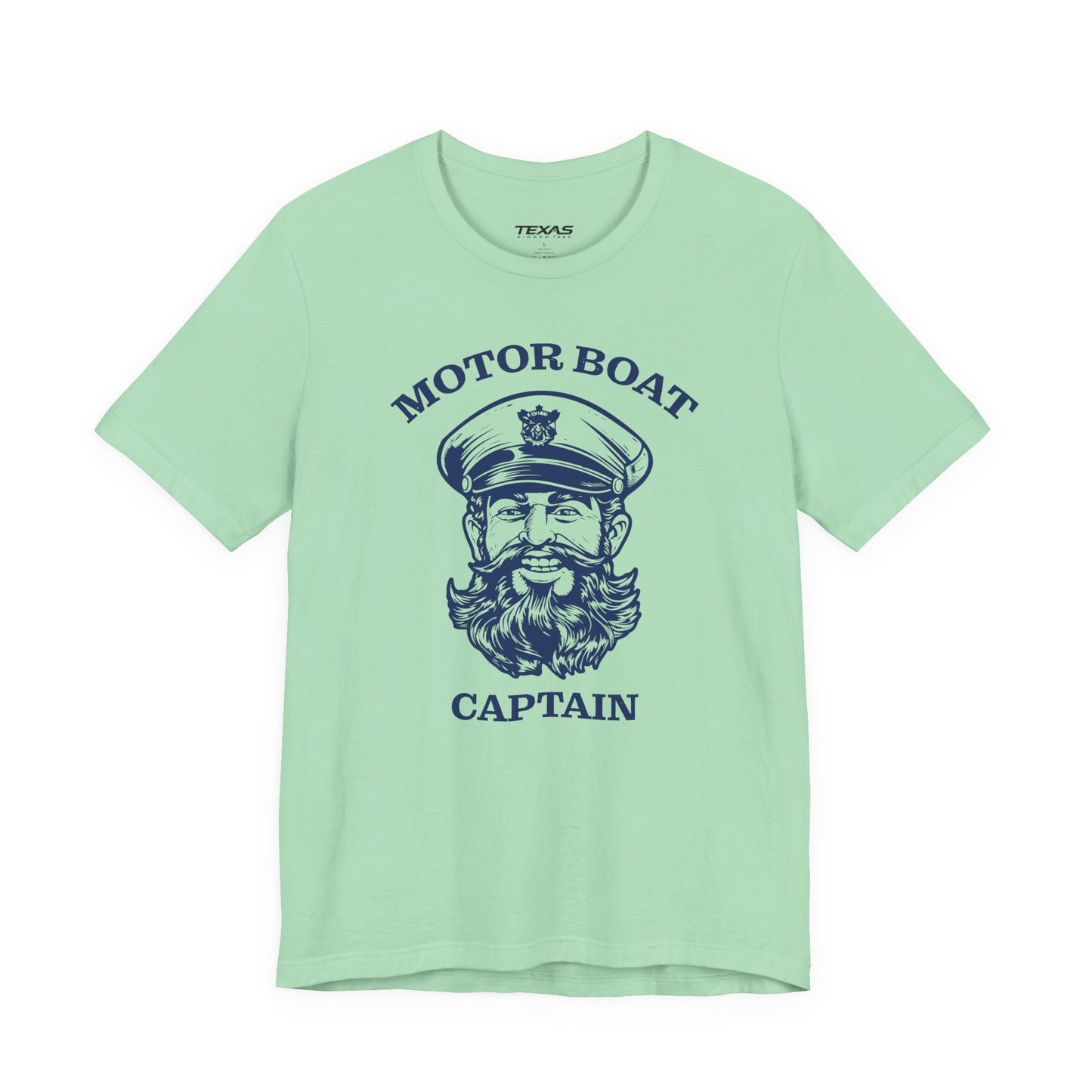 Motor Boat Captain — Unisex Cotton Tee