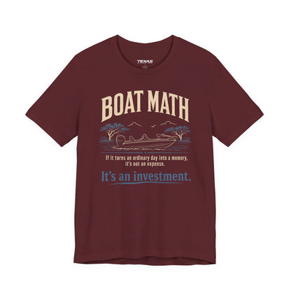 Boat Math — Unisex Cotton Tee