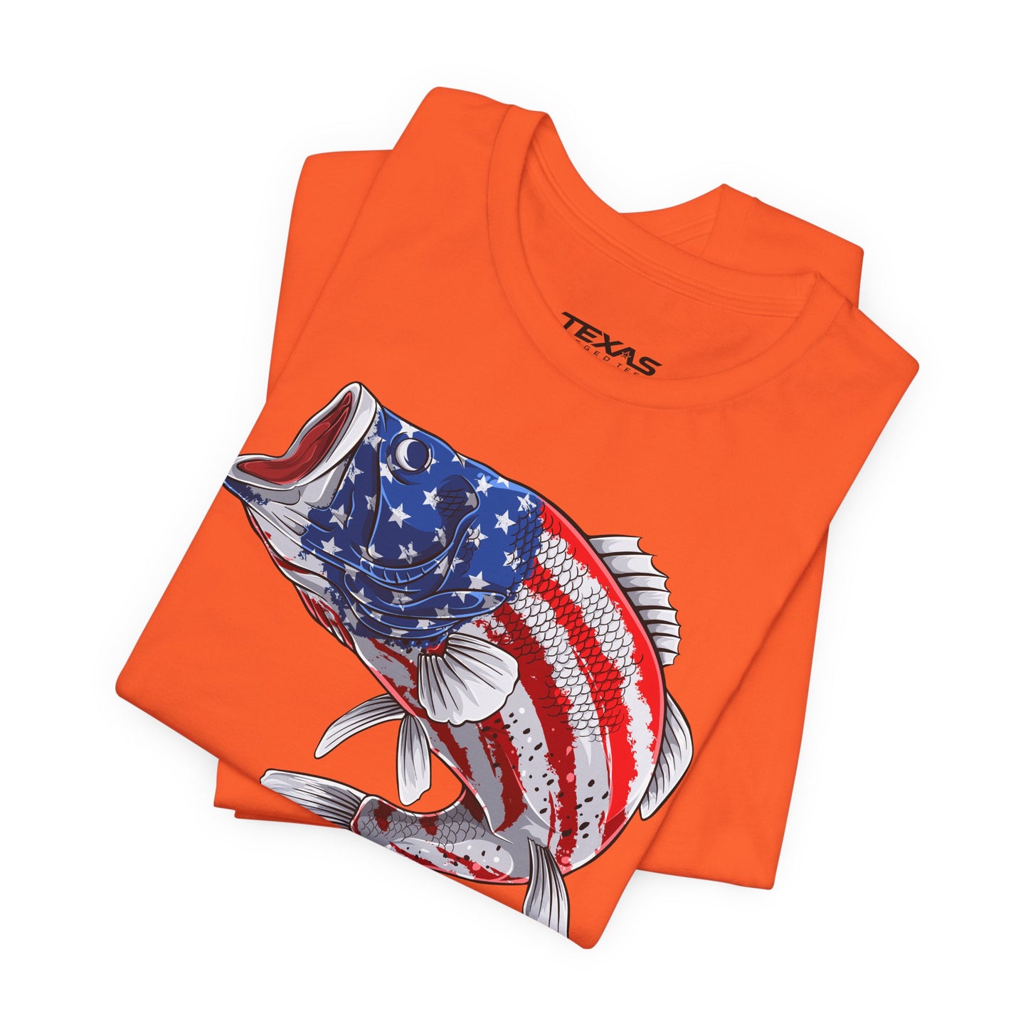 Patriotic Bass — Unisex Cotton Tee