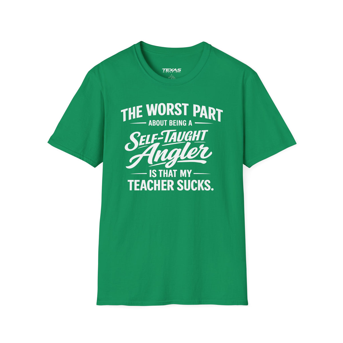 Self-Taught Angler — Unisex Cotton Tee