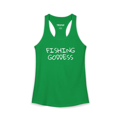 Fishing Goddess — Women’s Racerback Tank