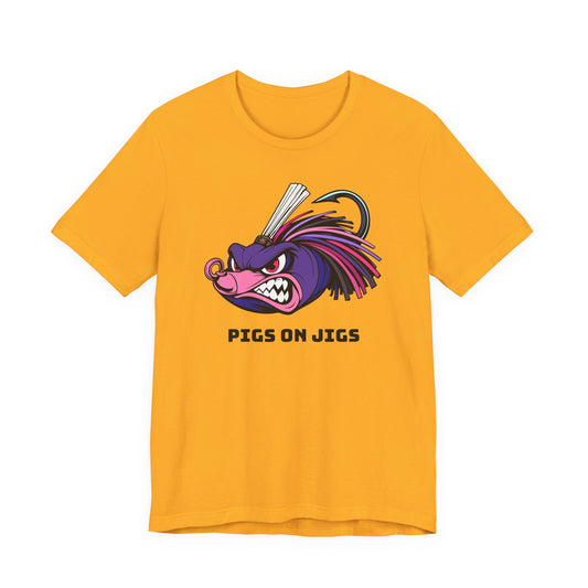 Pigs on Jigs — Unisex Cotton Tee