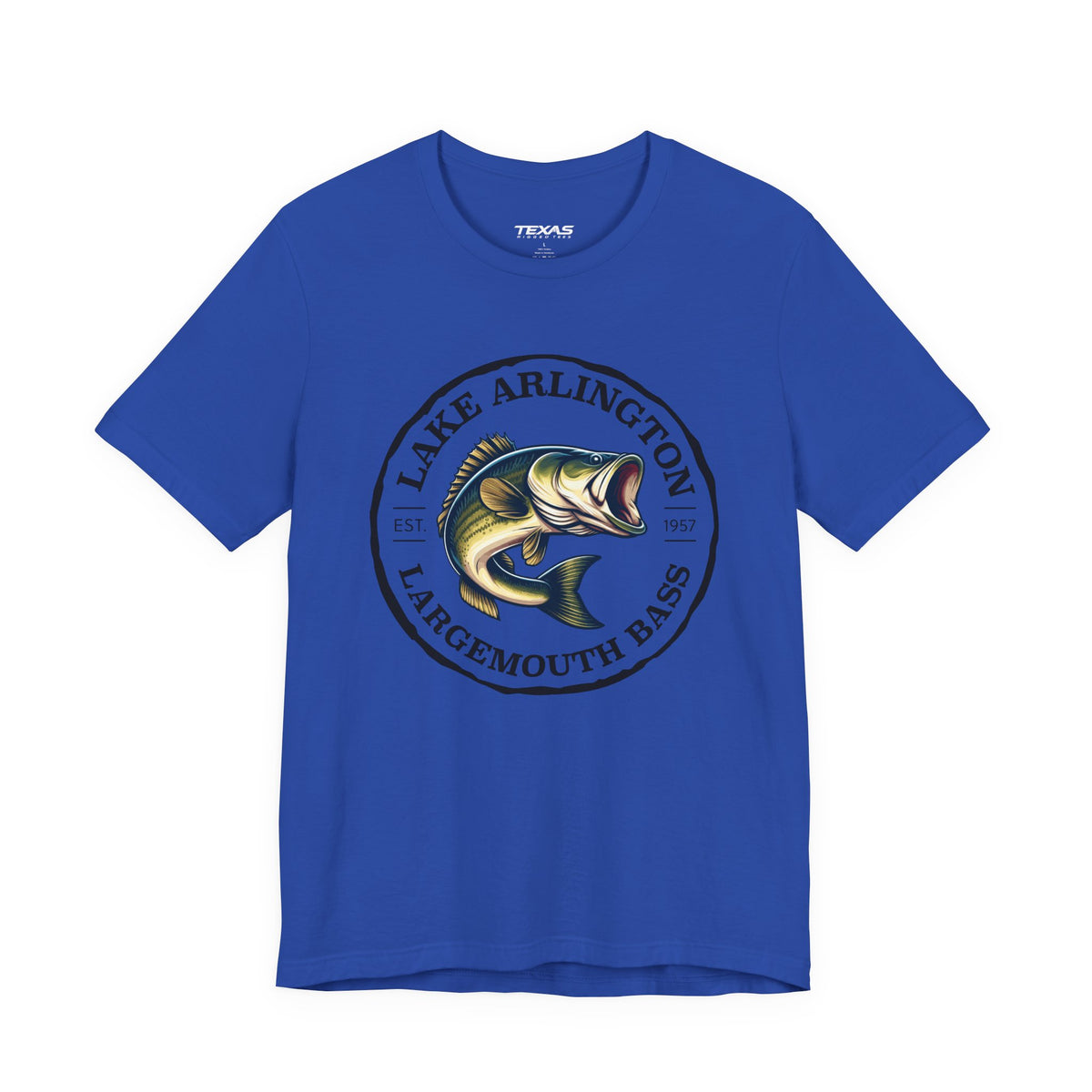 Lake Arlington Largemouth Bass — Unisex Cotton Tee