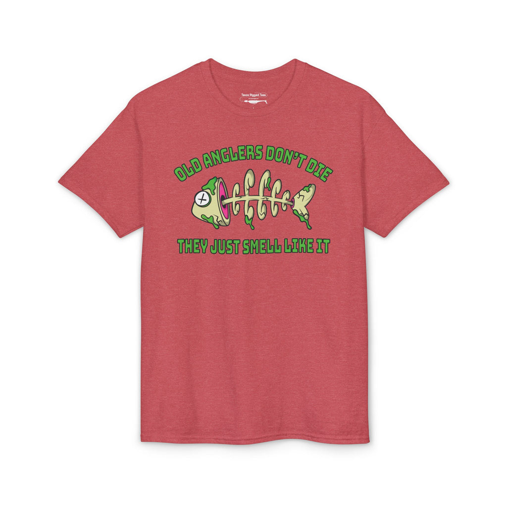 Old Anglers Don’t Die, They Just Smell Like It — Unisex DryBlend® T-Shirt