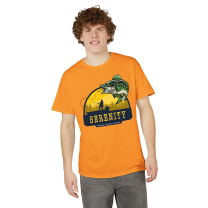 Serenity: Peaceful. Patient. Present. — Unisex DryBlend® T-Shirt