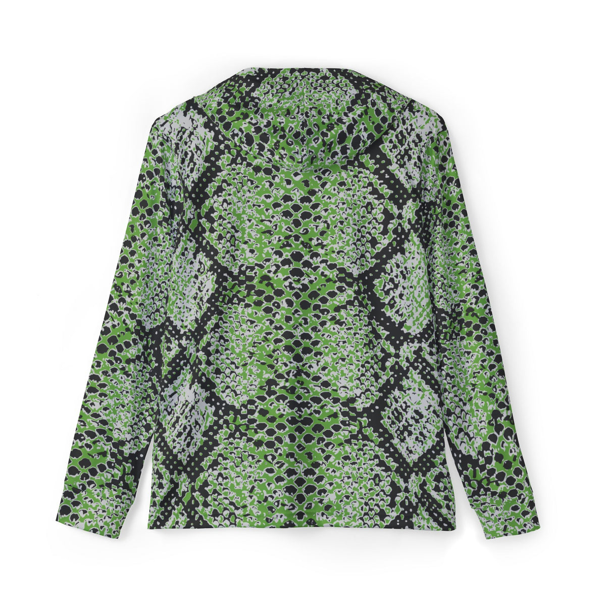 Green Water Snake — Unisex Fishing Pullover Hoodie (SPF 50+)