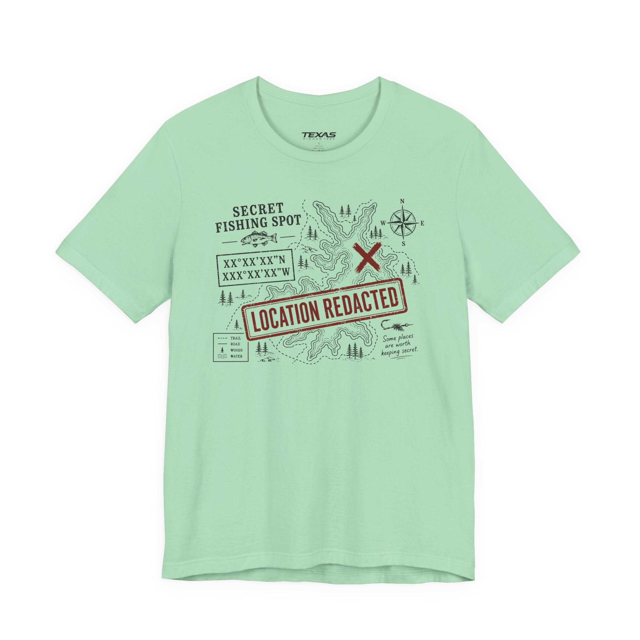 Secret Fishing Spot — Unisex Cotton Tee