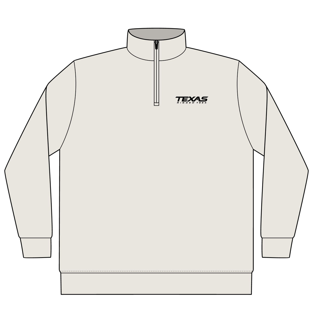 Texas Rigged Tees Unisex Midweight Quarter-Zip Pullover